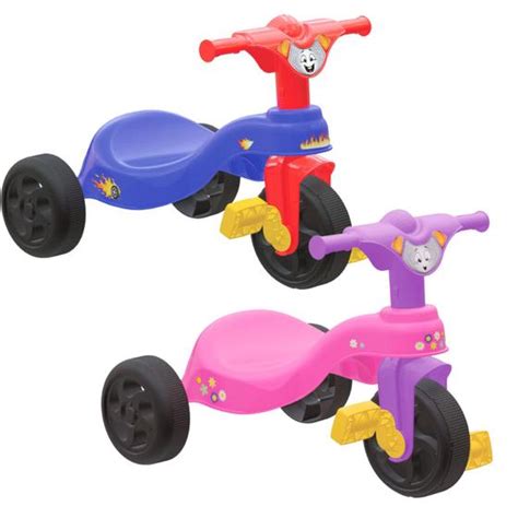 Triciclo Infantil Velotrol Tico Tico Motoca Veloc Pede Menino Menina