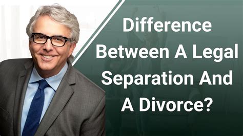 What Is The Difference Between Legal Separation And Divorce Consult