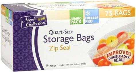 Ziploc Quart Food Storage Bags New Stay Open Design With Stand Up Bottom Easy To