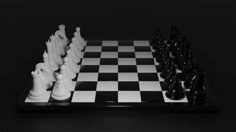 Premium Photo | Background depicting a chessboard with black and white ...