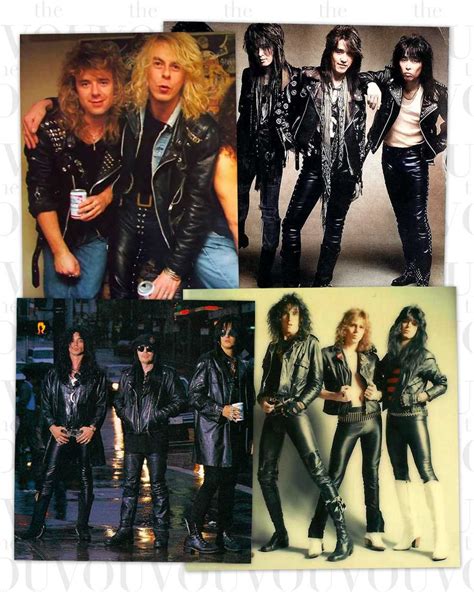 80s Metal Fashion Women