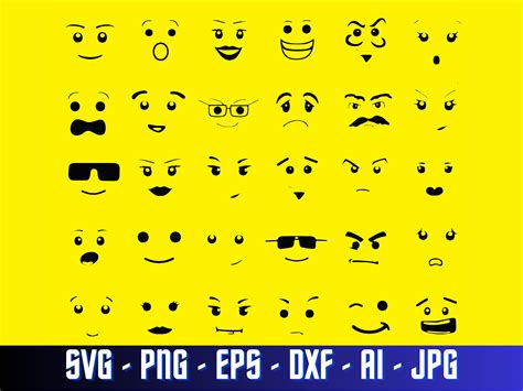 Lego Faces Printable