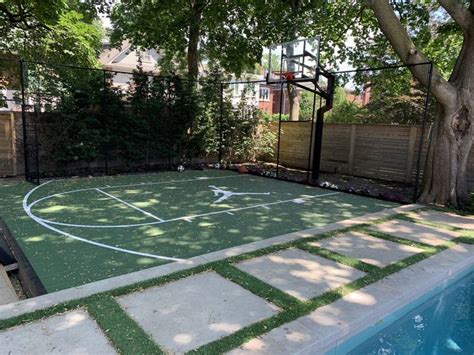 Small Courts Sport Court Ontario Outdoor Gardens Design Basketball