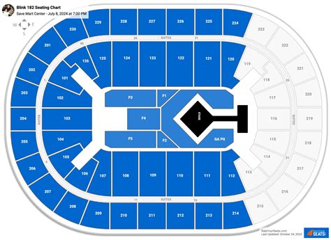 Save Mart Center Seating Chart