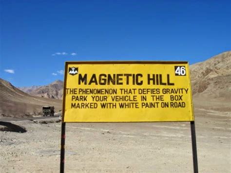 Magnetic Hill in Ladakh, India | Information In