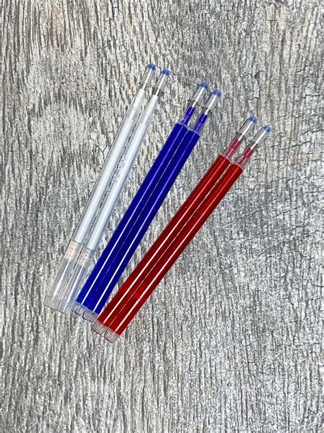 Heat Erasable Marking Pen Refills Fabric Markers Etsy