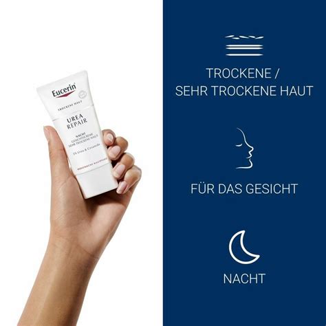 Eucerin UreaRepair Nacht Gesichtscreme Intensive Gesichtspflege Bei