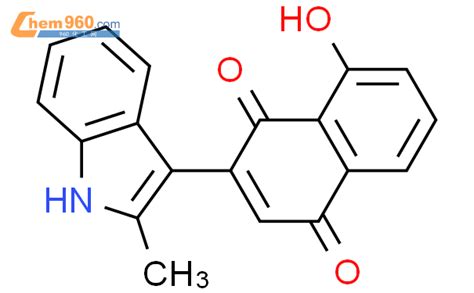 151260 83 2 1 4 Naphthalenedione 8 Hydroxy 2 2 Methyl 1H Indol 3 Yl