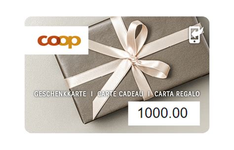 Concours Gagnez Une Carte Cadeau Coop D Une Valeur De CHF 1 000