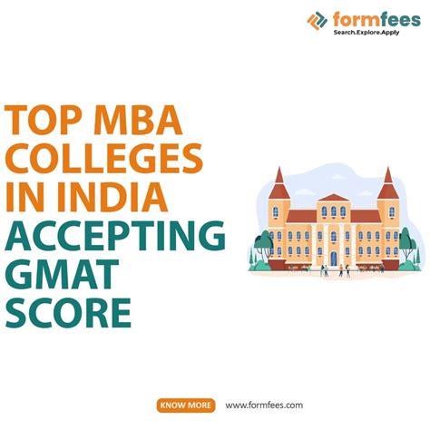 Top MBA Colleges In India Accepting GMAT Score Formfees