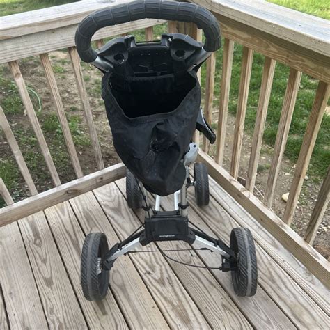 Bag Boy Quad Xl Golf Push Cart 4 Wheel Black Nmath