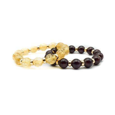 Natural Citrine And Ct Gold Bracelet For Women Ommo London