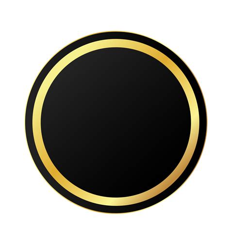 bouton rond doré 19016692 PNG