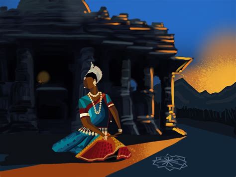 Indian Dance Form Series By Sharmila Manicks On Dribbble