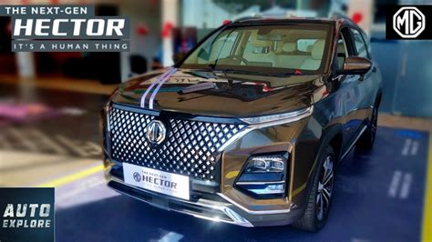 Mg Hector Facelift First Impressions Even More Tech Dune Brown