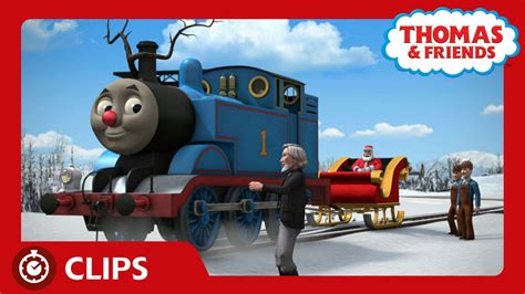 Thomas Saves Santa's Sleigh! | Steam Team Holidays | Thomas & Friends ...