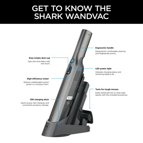 Customer Reviews Shark Wv Wandvac Cordless Hand Vac Lightweight At