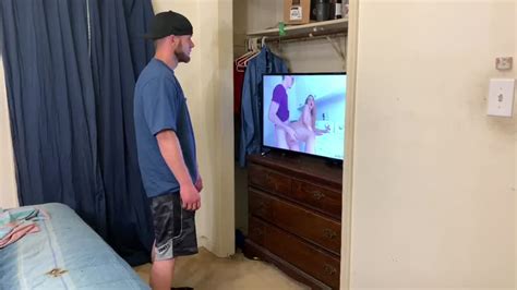 Lew Jizzy Wanking Watching Porn Manyvids