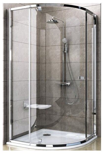 Душевой уголок, RAVAK Pivot PSKK3-100, прозрачное стекло, низкий поддон ...