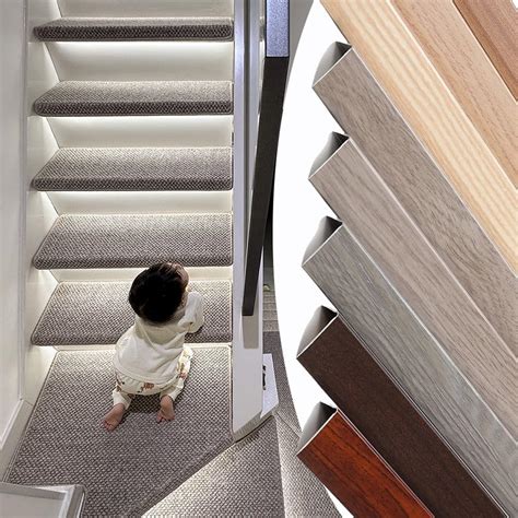 Amazon ZYXQQJ Metal Stair Nosing L Molding Transition Strip Wood