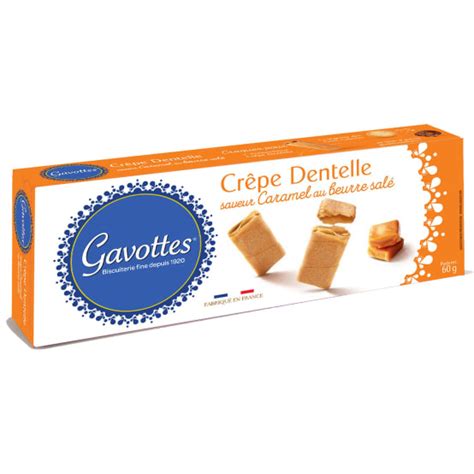 Gavottes Cr Pes Dentelle Caramel Au Beurre Sal G Gamm Vert