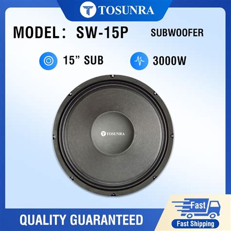 TOSUNRASW 18P SW 15P 15 18INCH Speakers 800W 4Ω DIY Subwoofer Woofer