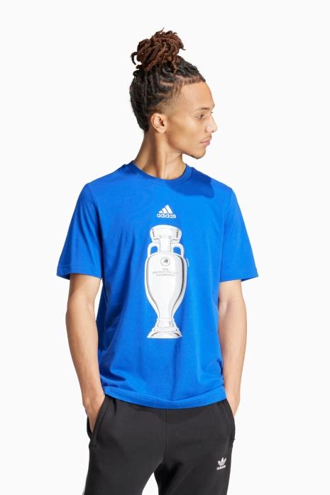 Koszulka Adidas Euro Trophy Tee Niebieski Buty Pi Karskie