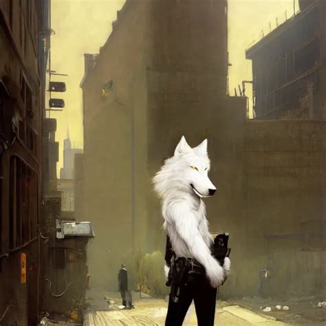 New York City Portrait Of Furry Anthro Anthropomorphic Stable