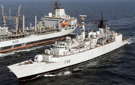 Hms Cornwall F Type Broadsword Class Guided Missile Frigate Royal