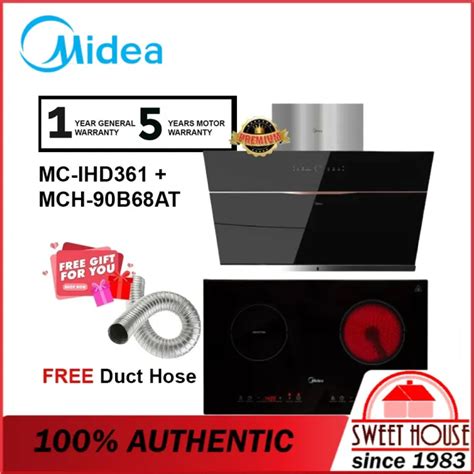 Combo Midea Built In Induction Ceramic Hob Mc Ihd Mchd