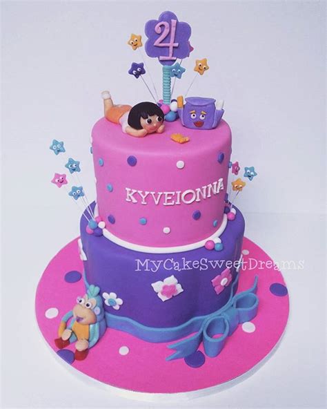 Dora Birthday Cake - CakeCentral.com