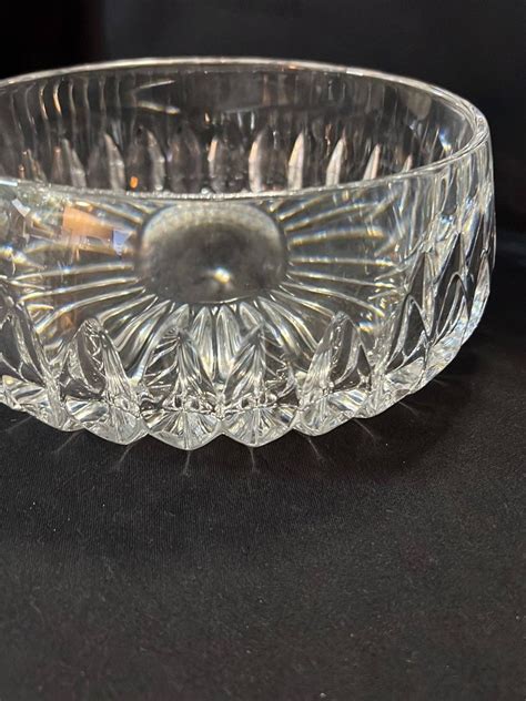 Vintage Crystal Gorham Full Lead Crystal Cut Glass Bowl Etsy