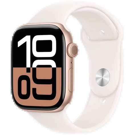 Apple Watch Series 10 GPS, 42мм, Розовое золото, Light Blush Sport Band ...