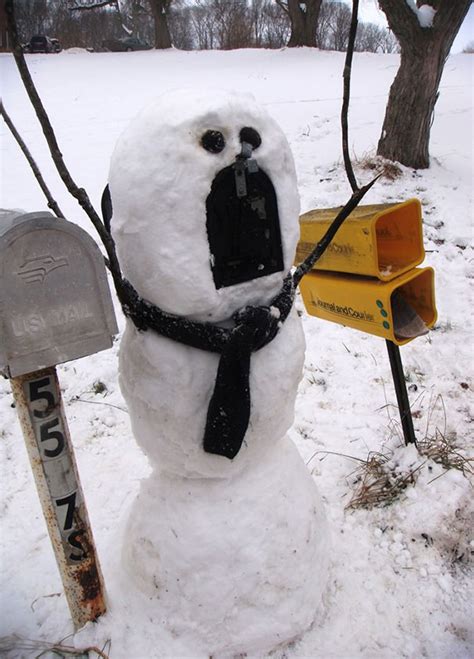 These 30 Crazy Snowman Ideas Would Make Calvin And Hobbes Proud Bored