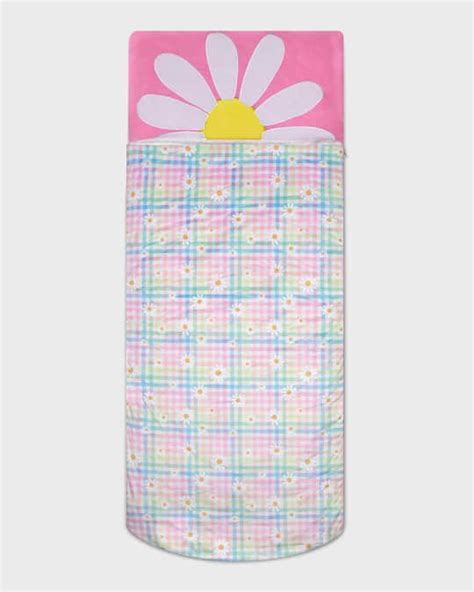 Iscream Kids Daisy Gingham Sleeping Bag Neiman Marcus