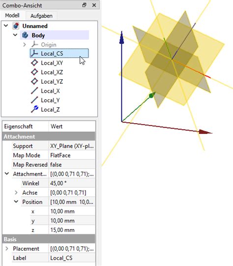 PartDesign Arbeitsbereich FreeCAD Dokumentation Einführung