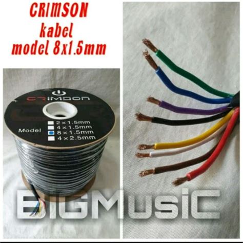 Jual Kabel Speaker CRIMSON 8 X 1 5 MM 100 Meter Shopee Indonesia