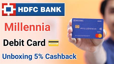 Hdfc Millennia Debit Card Unboxing Review Charges Hdfc Bank Millennia