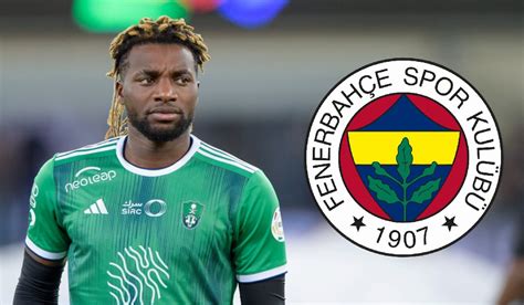 Fenerbah Ede Allan Saint Maximin Geli Mesi Lk Bask