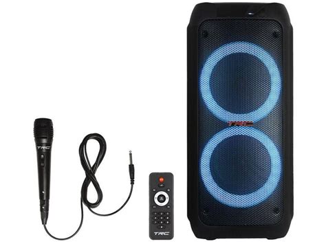 Caixa De Som Trc Partybox Double Power Bluetooth Amplificada