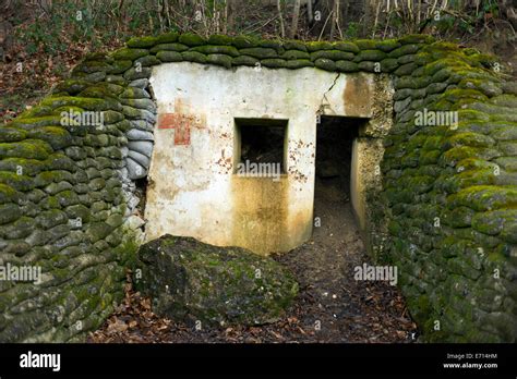 Ypres Ieper Ww1 Battlefield 1914 1918 Belgium Lettenberg British Dugouts Kemmel Ypres