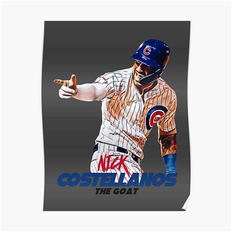 Nick Castellanos Sticker Poster For Sale By Rb Redbubble