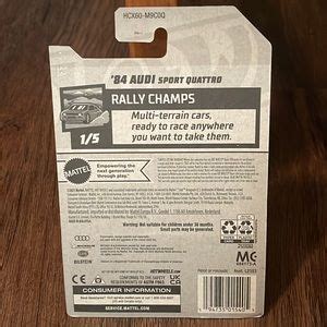 Mattel Toys Audi Sport Quattro Rally Champs Hot Wheels Poshmark