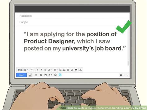 Easy Ways To Write A Subject Line When Sending Your Cv By Email