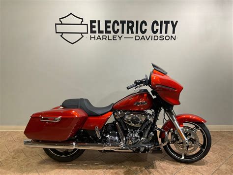 Harley Davidsonflhx Street Glide Whiskey Fire Electric City