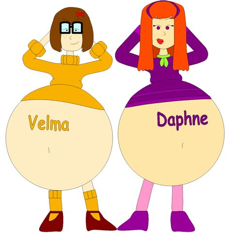 Velma And Daphnes Names On Their Bellies By Angry Signs On Deviantart