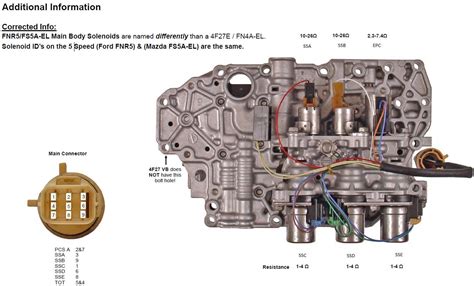 Mazda Fn4a El Shift Solenoid A And B Set Oem 99 Up Transmission Electrical Control Ebay