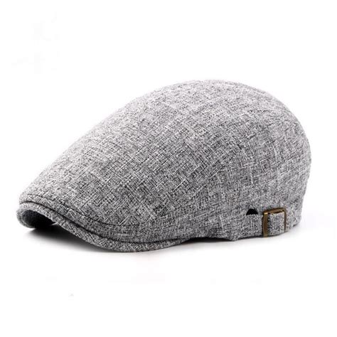 Bonnet B Rets En Lin Pour Hommes Casquette De Style Britannique