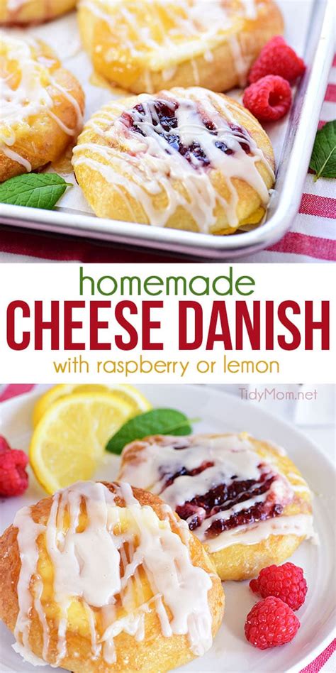 Cheese Danish With Lemon Or Raspberry VIDEO TidyMom