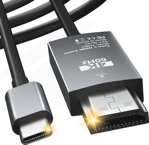 HEYMIX USB C to HDMI Cable, 4K@60Hz HDMI to USB- C, USB C to HDMI ...